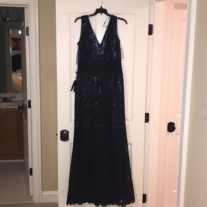Brand new tadashi evening gown